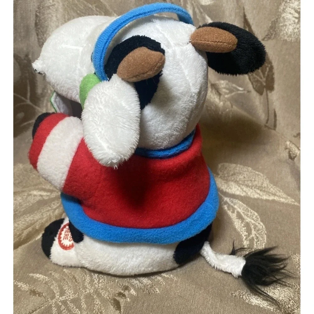 Sound N Light Animatronics Christmas Cow Mooing Moo Caroling Carols Critter